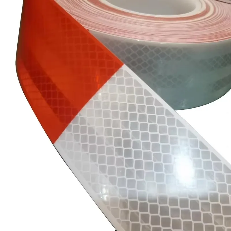 

Vehicle Sheeting Strip Edge Sealed Printable Reflective Sticker Tape For Truck Warning