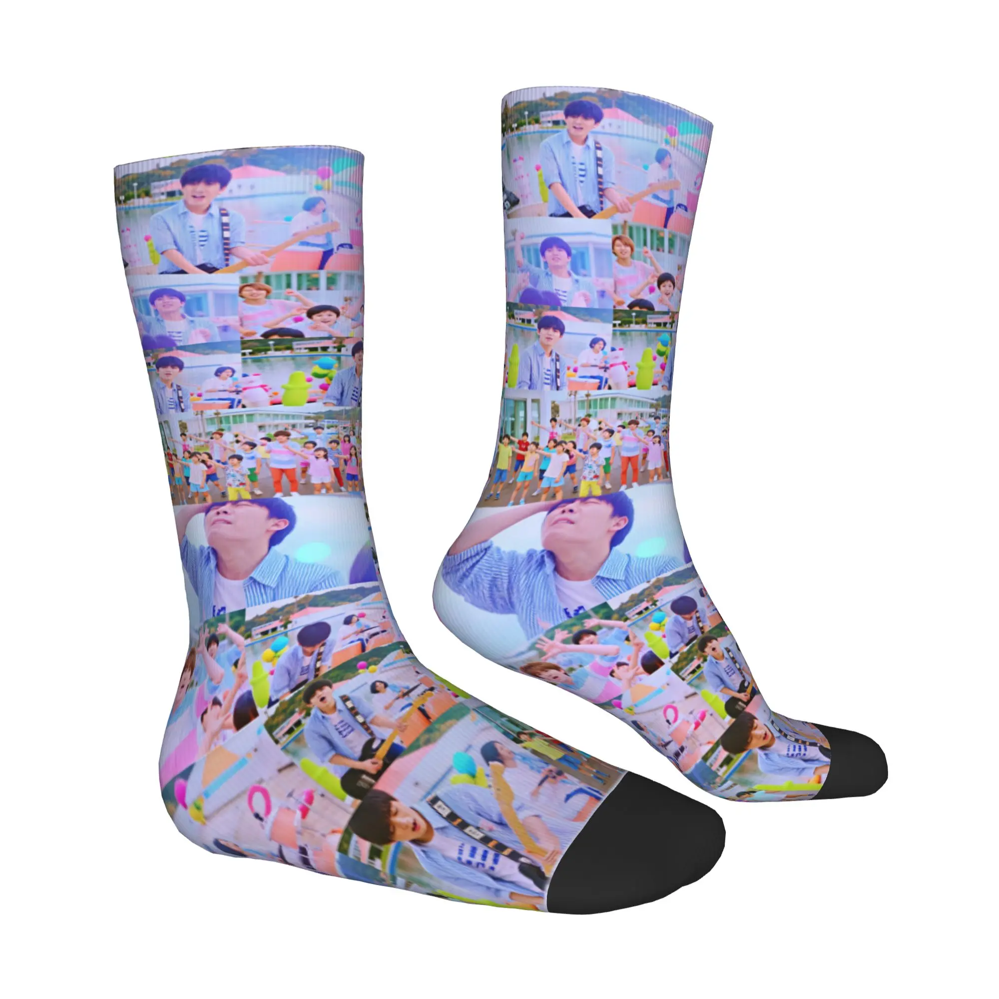 M-Mrs G-GREEN A-APPLE Rock Band Dress Socks Men Women Warm Fashion Novelty Japane Pop Crew Socks