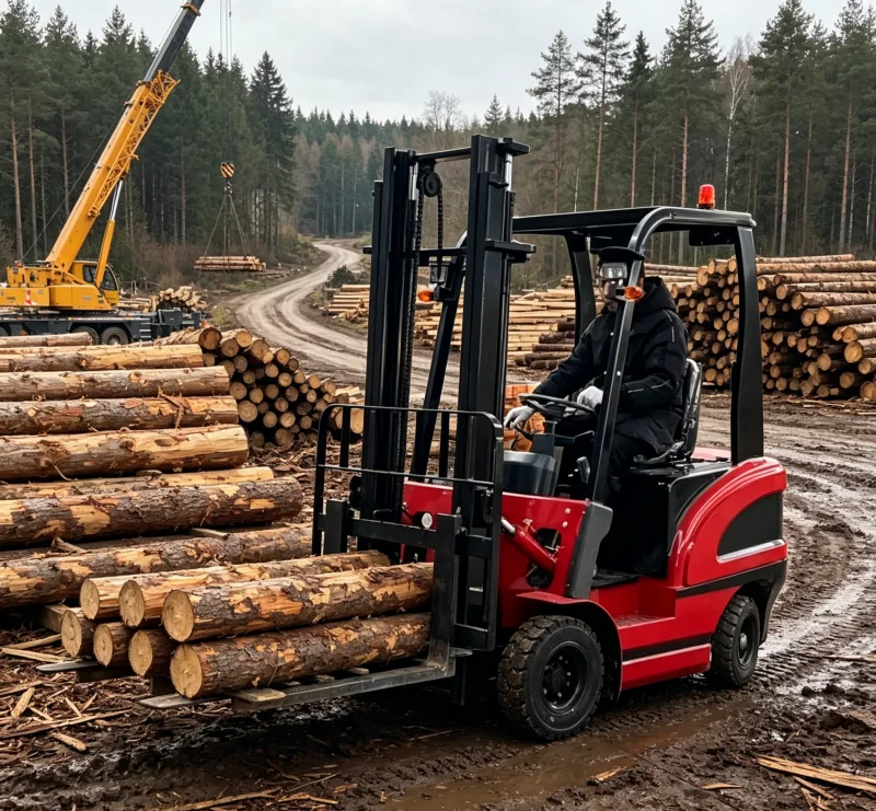 Factory Direct New Condition 4x4 All Terrain Electric Forklifts 3 4 5 Ton Vary Good Quality with EPA Eur5 Engine