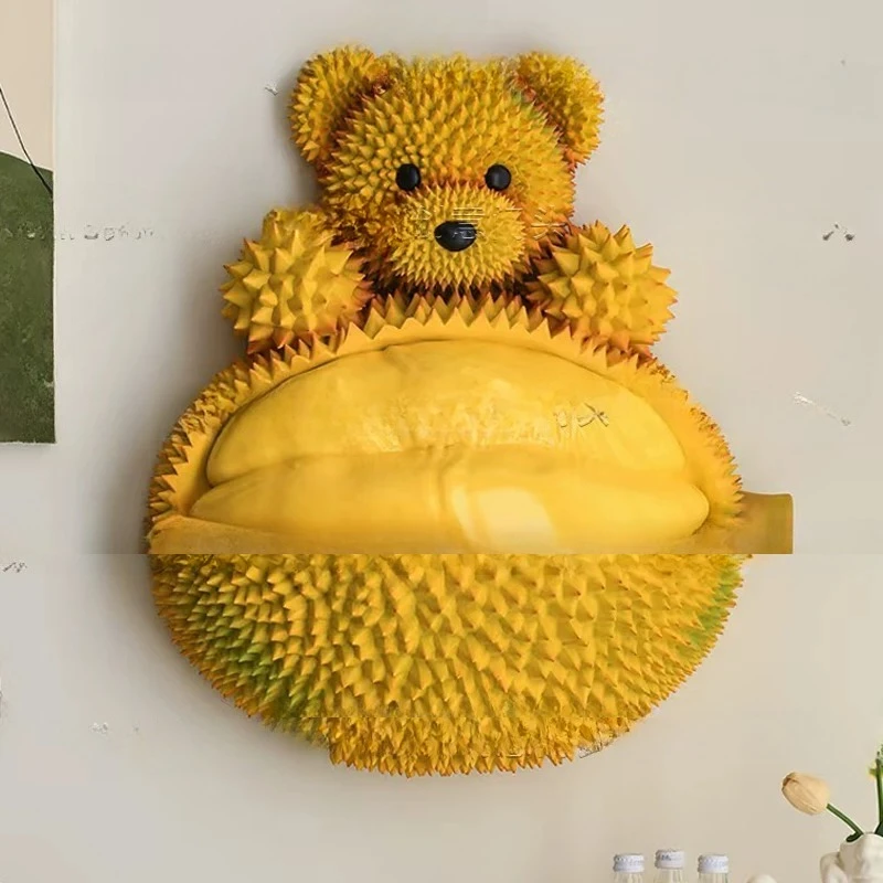

Internet celebrity three-dimensional durian fruit store outdoor door decoration store drainage ornament