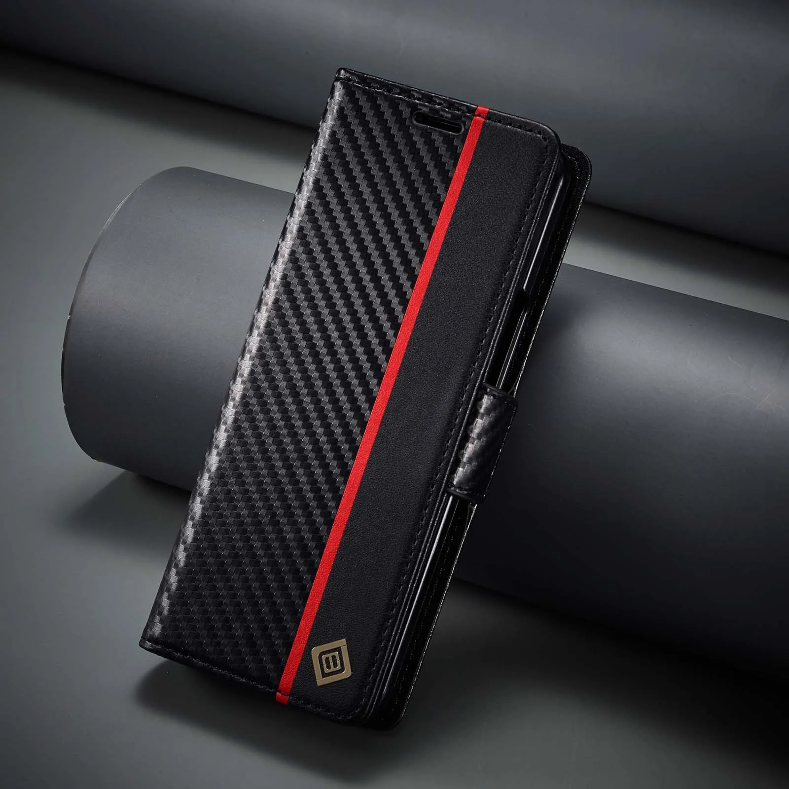 Kevlar Case For Samsung Galaxy Z Fold Fold8 ultra 3 4 5 6 7 Leather Wallet holder Cover Anti-knock Cases For Z Fold7 Fold6 Fold5