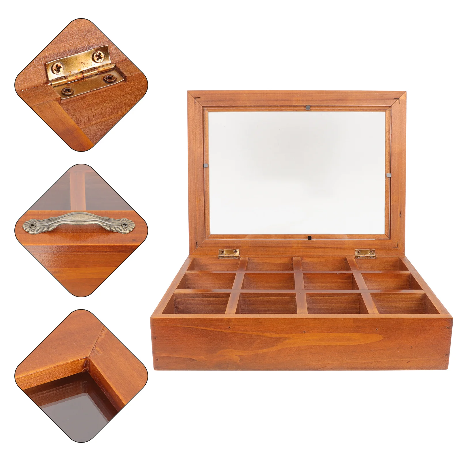 

Деревянная шкатулка для хранения украшений: серег, колец, браслетов, ожерелий, часов. Органайзер для дома, декоративный элемент для стола, для путешествий.