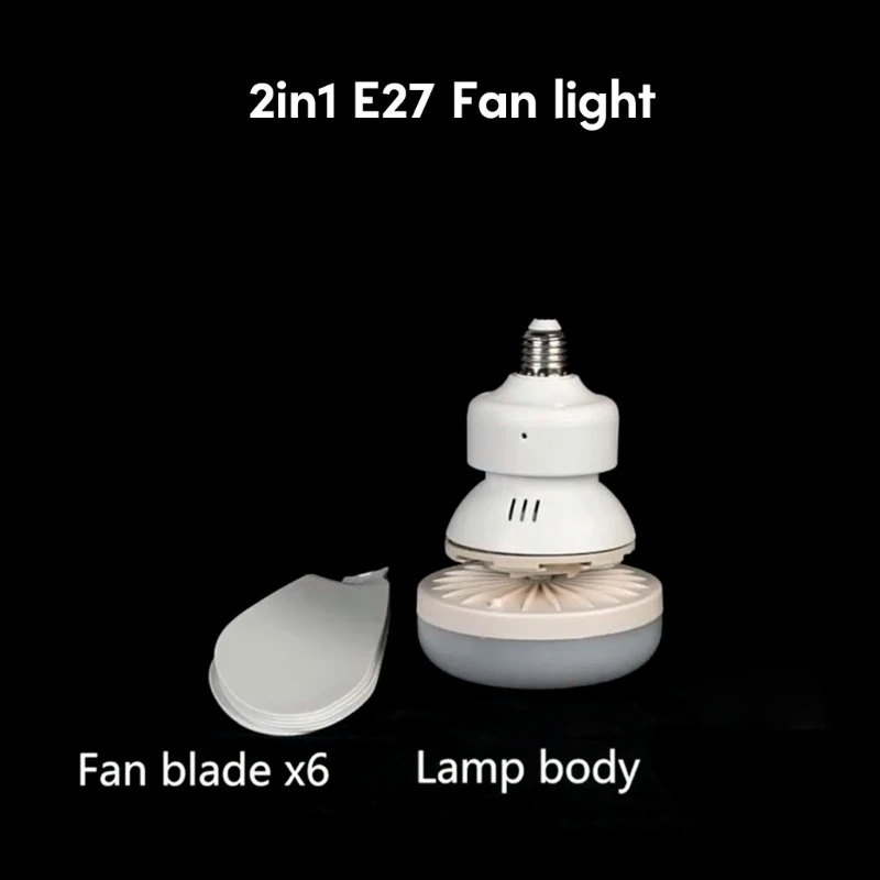 Ventilador techo 30W con lámparas iluminación LED para lámparas ventilador sala estar dormitorio