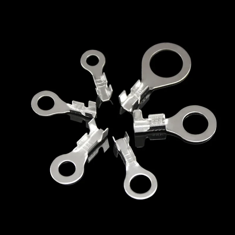 

End Lug Terminal O Ring Bare Copper Press Circular Splice Crimp Cable Connect 50pcs DJ431 A3.2 A4.2 A5.2 B4.2 B6.2 8.2 Wire