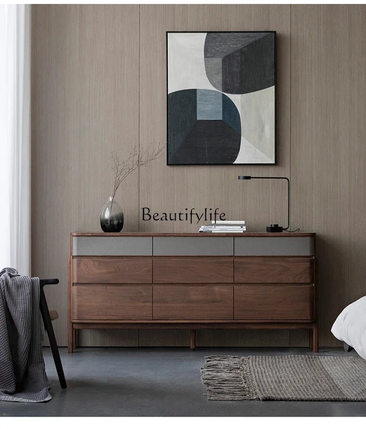 

FG40Retro шкафчик для хранения вещей из цельного дерева для спальни, гостиной, девять сундука