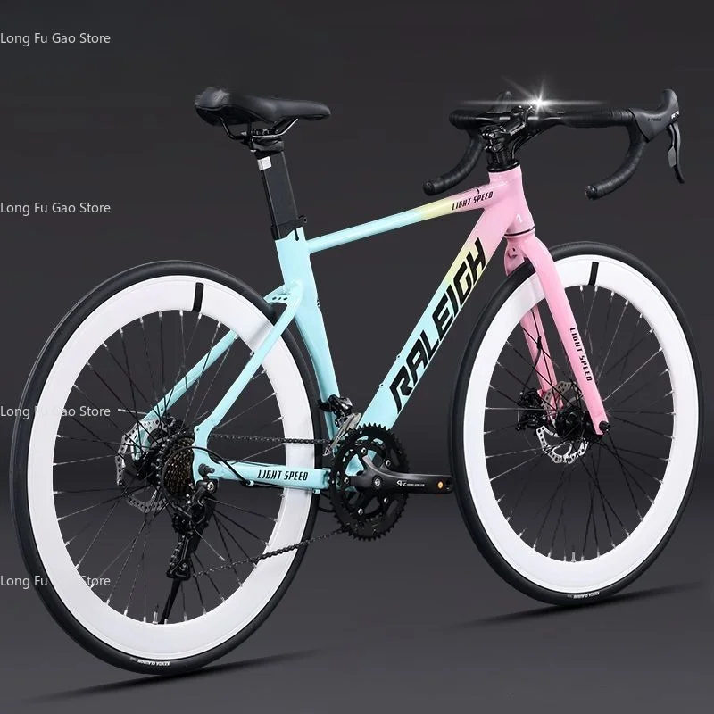Road bike bicycle full internal line variable speed disc brake broken wind adult male student female racing bicycle
