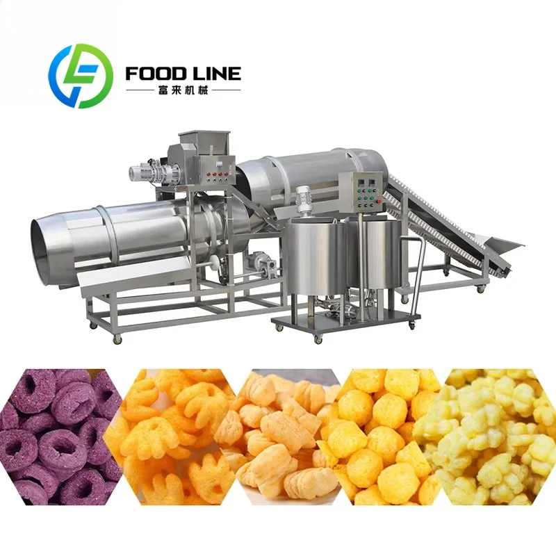 Customized Snack Seasoning Tumbler Caster Mobile Base Support Flexible Position Adjustment Inside Integrated Production Workshop