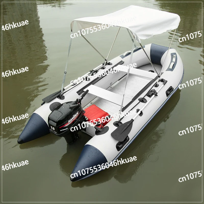 

Надувная штурмовая лодка для 5–6 человек, рыболовный плот из ПВХ длиной 3,8 м с алюминиевым полом, конструкцией для предотвращения столкновений и аксессуарами для гребли