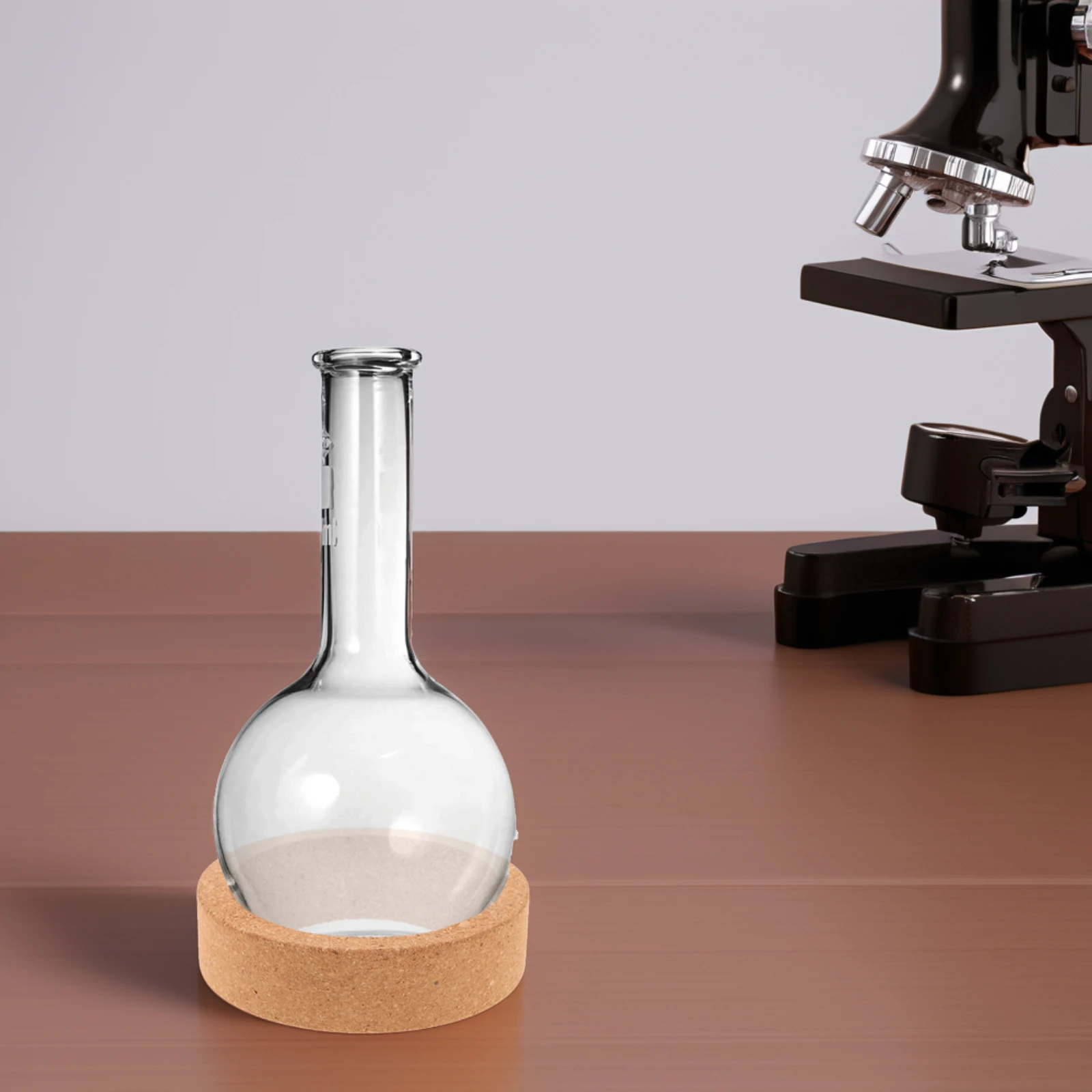 

2 Pcs Flask Holder Cork Stand Bottom for Lab Equipment Round Rings