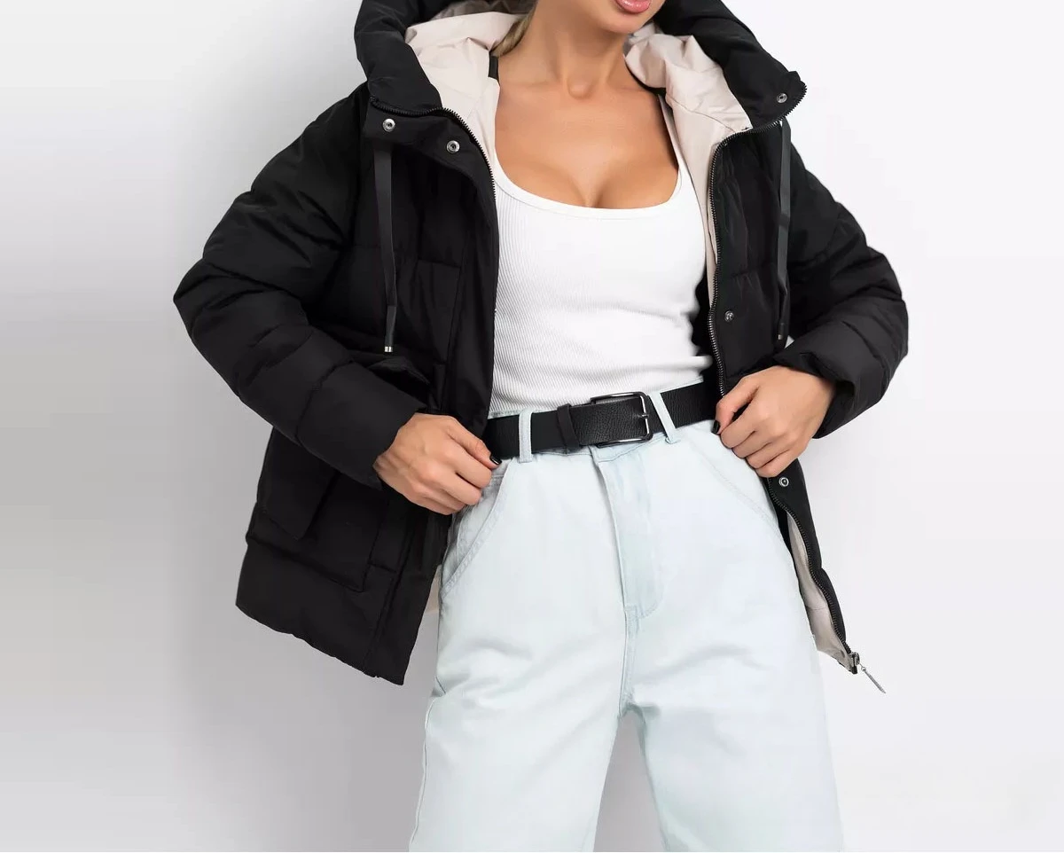 2025 New Short Bread Jacket Women's Winter Cotton Jacket Trend Simple