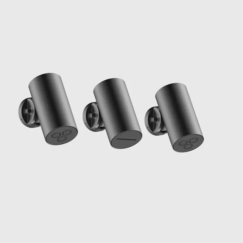 Smart Constant Temperature Recessed Shower Set Minimalist 4 Function Light Tube Overhead Rainfall Bathroom Fixture Black