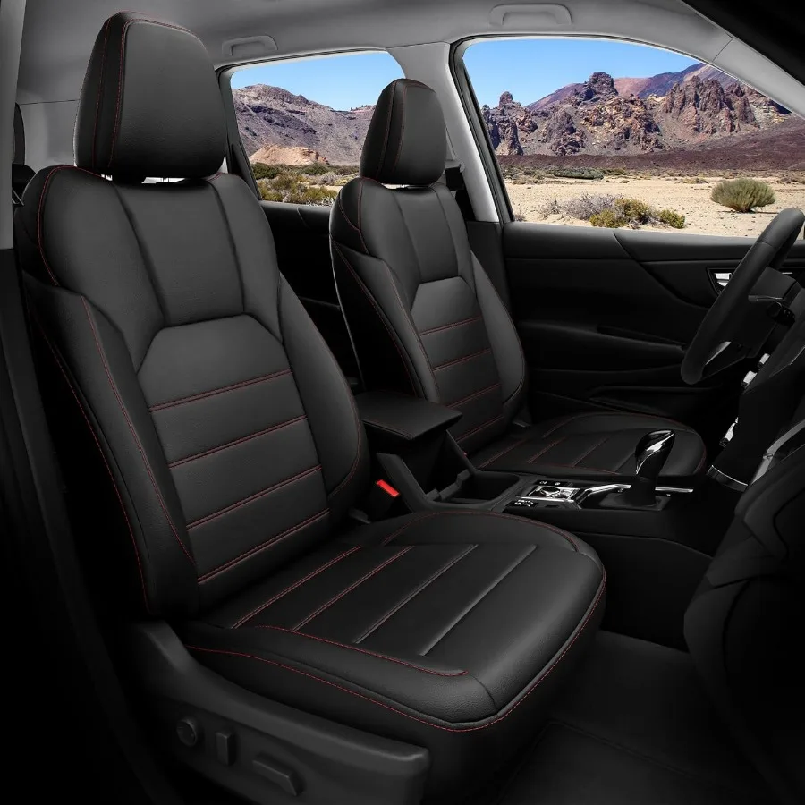 

Custom for Forester Seat Covers 2024 2023 2022 2021 2020 2019 Full Set Luxury Waterproof Leather Seat Protector for Forester Ac