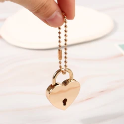 1Set Antique Style Mini Heart Shape Padlock Vintage Lock Gold Lovely Diary Padlocks Key Lock With Key Wedding Jewelry Hardware