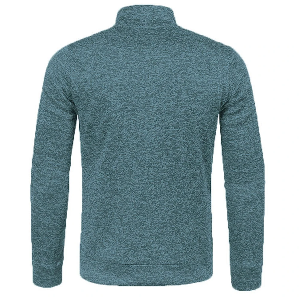 Men's Quarter-Zip Pullover Fleece Sweatshirt Stand Collar Long Sleeve Shirt for Men Thermal Winter Fall Performance Golf Shirts