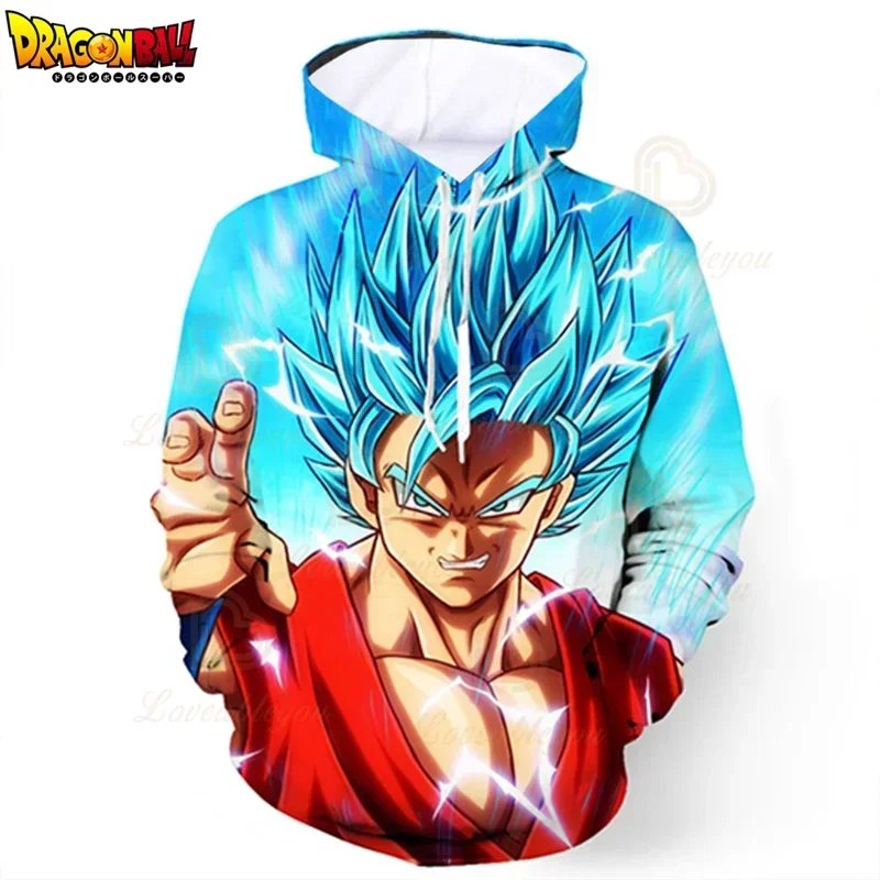 3 To 14 Years Dragon Ball Z Sweatshirt Zamasu Kids Hoodie Super Saiyan 3D Print Jacket Boys Girls Cartoon Sudadera Tops Clothes