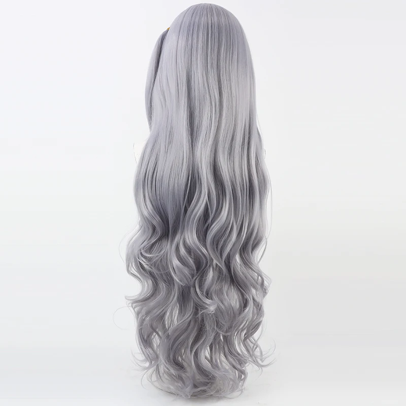 Peruka do cosplayu Natsume Anan, szara, kręcona, na Comicon, imprezę, dla dorosłych kobiet i mężczyzn.