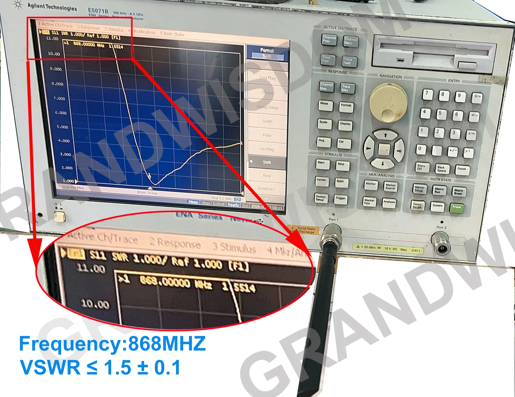 GWS 5 Stück Großhandel 868MHz Antenne LoRa LoRaWAN 915MHz Hochleistungs-5dBi SMA-Stecker GSM Meshtastic Antenne – Detail 3