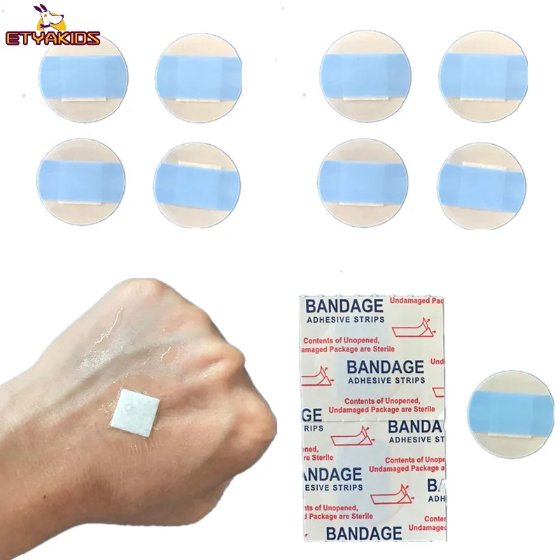 100Pcs/set Small First Aid Adhesive Bandage Waterproof Breathable Hemostasis Cushion Wound Dressing Band Aid Sticking Plaster