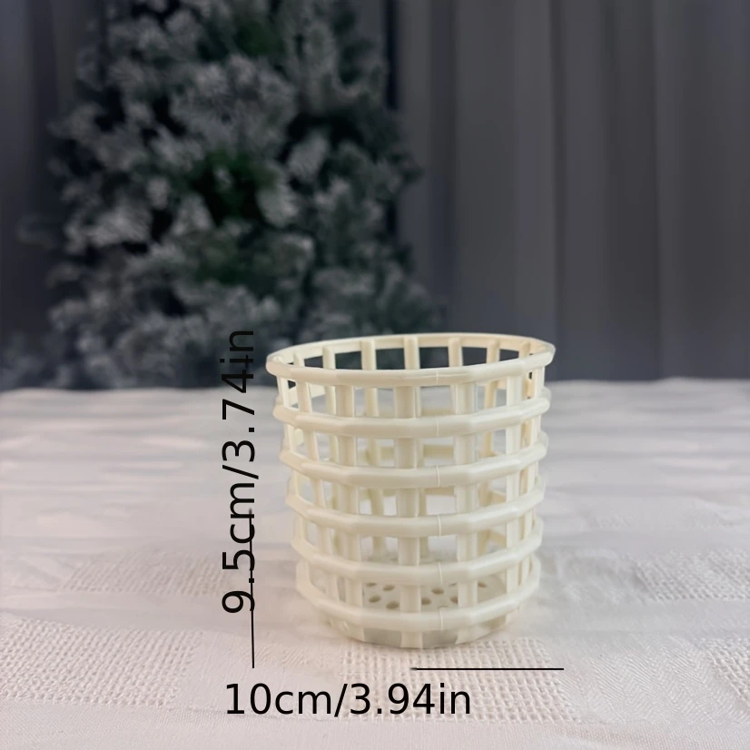 1 سلة تخزين حديثة للحمام والمطبخ - صندوق تخزين مفتوح، أبيض أو أسود متوفر - مناسبة للزينة والكونترتوب