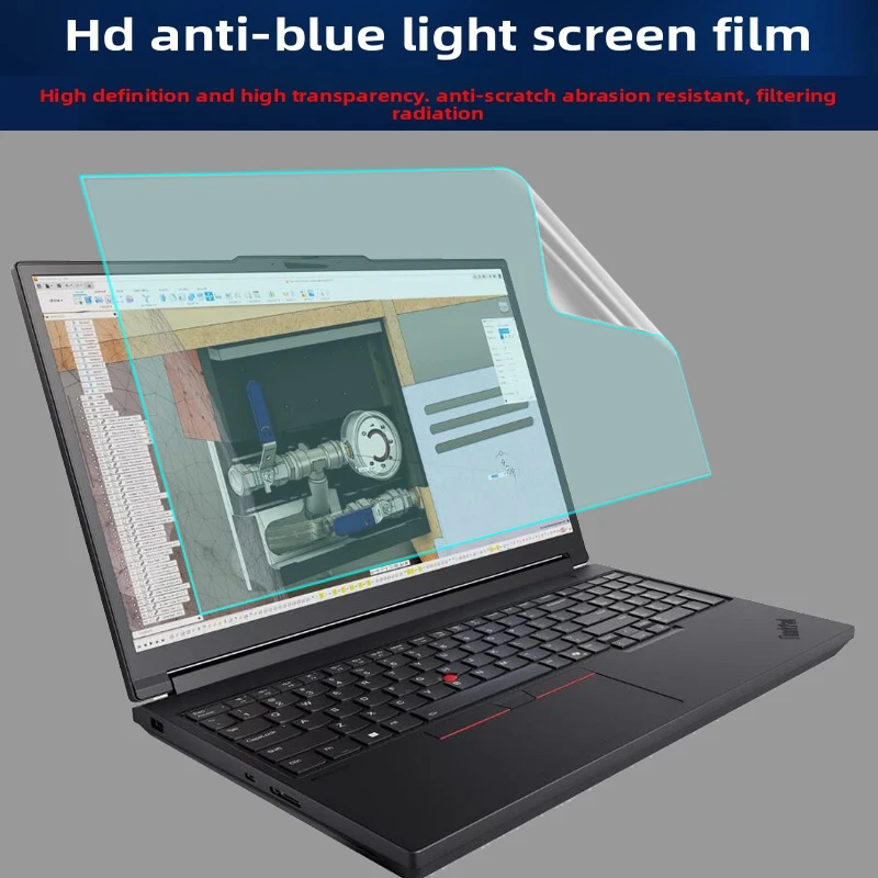 For Lenovo ThinkPad T16g Gen 3 silicone keyboard film laptop screen protective film HD toughened film anti-blue film