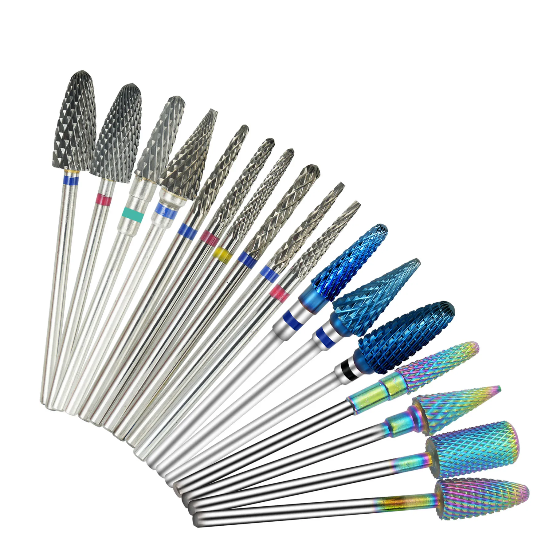 TOMENTY Dental Laboratory Tools Ceramic Nail Drill Bit Milling Nail Files Pedicure Manicure Removing Polish Nail Tools ﻿
