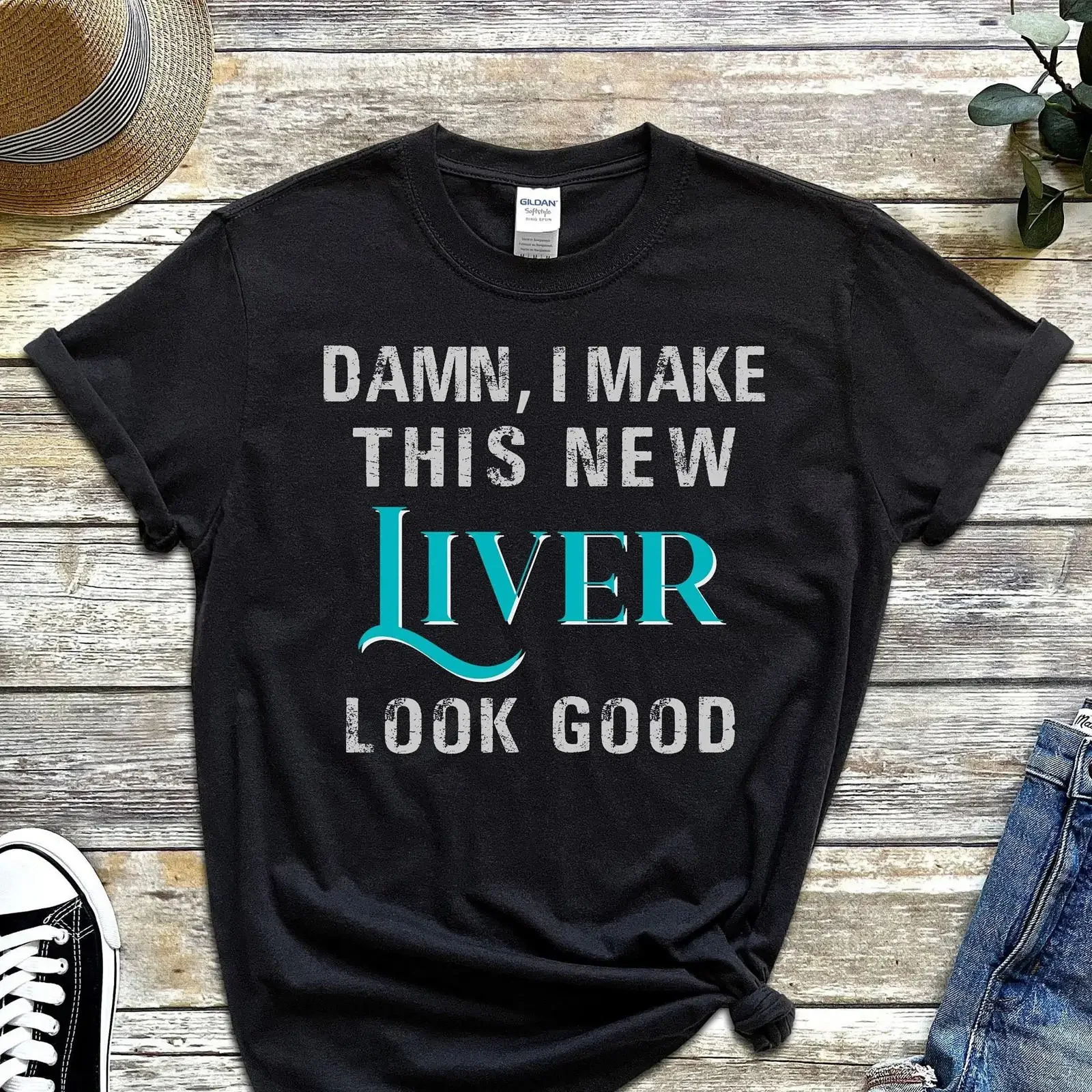 For Liver Transplant Recipient Organ Donation Awareness T Shirt vintage Washed homme designer clothes Stylish Breathable Soft