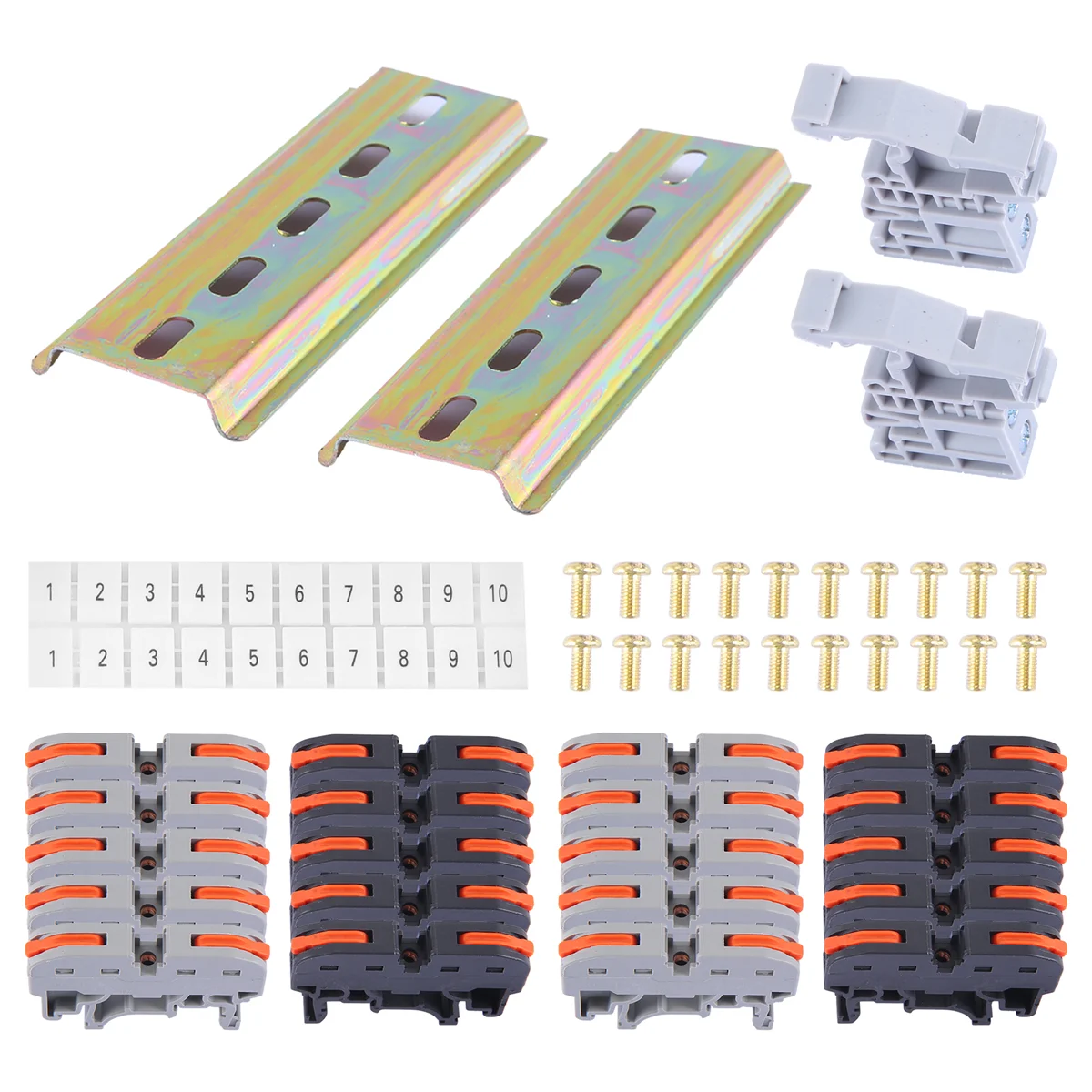 Rail Terminal Blocks Kit DIN Rail Terminal Blocks Kit, with Universal Compact