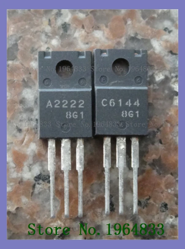 2pcs/lot=a pair 2SA2222 2SC6144 TO-220