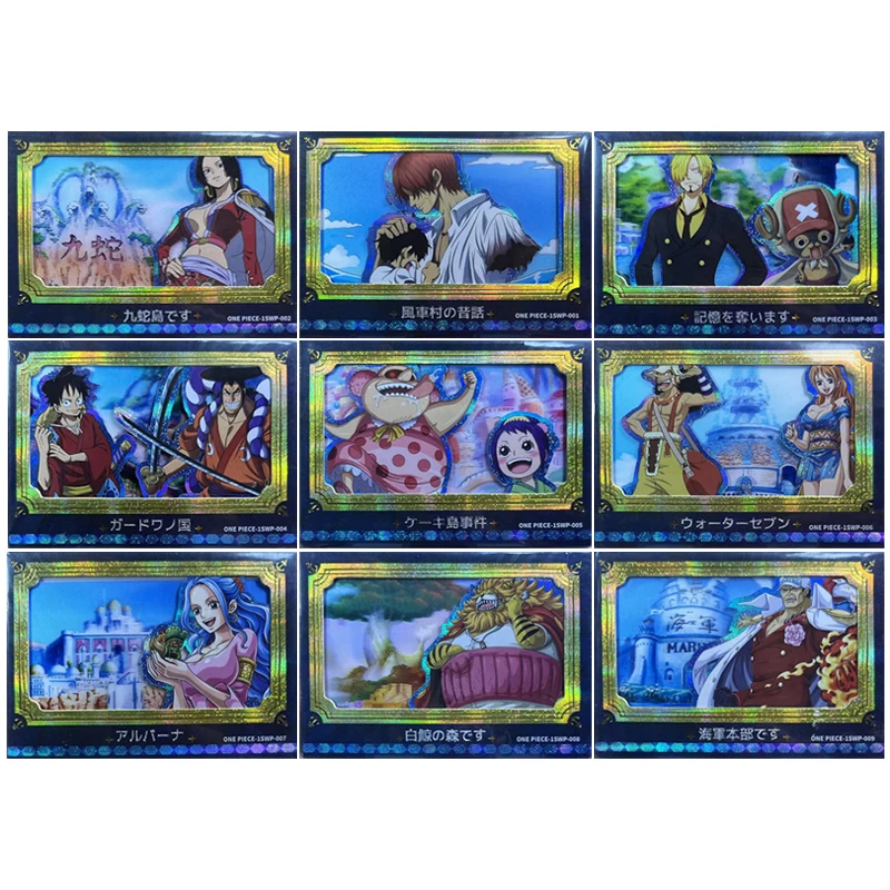 

Аниме One Piece SWP Series карты Луффи Санджи Шанкс Нами Хэнкок Виви коллекционные карты подарки на Рождество и день рождения детские игрушки
