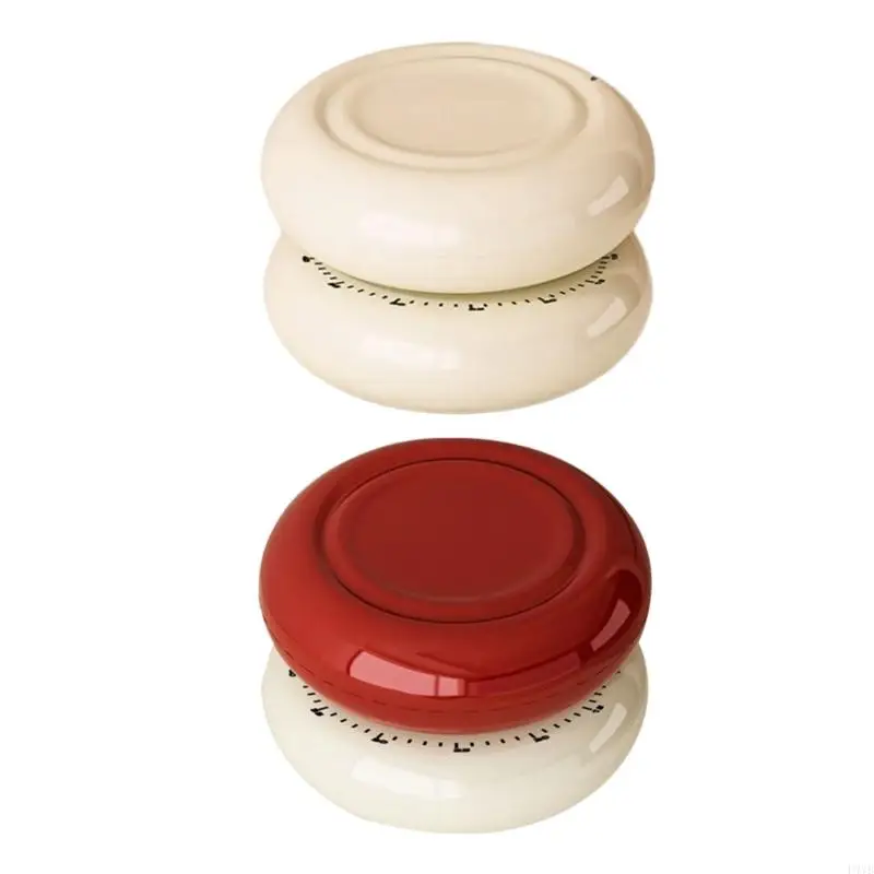 Mechanical Kitchen Timer With Strong Backing Easy Rotating Dials For Home Cooking Baking Gym Study P9YB