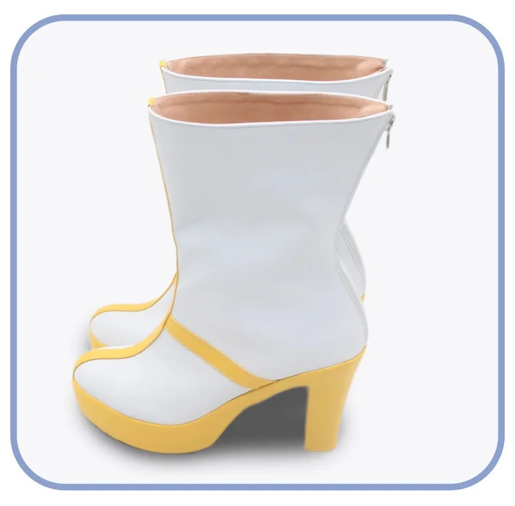 Zapatos de Cosplay de Ariel Kisaki, accesorios de Cosplay de seducción dimensional de Anime 2,5, botas de Carnaval de Halloween, zapatos de PU hechos a medida