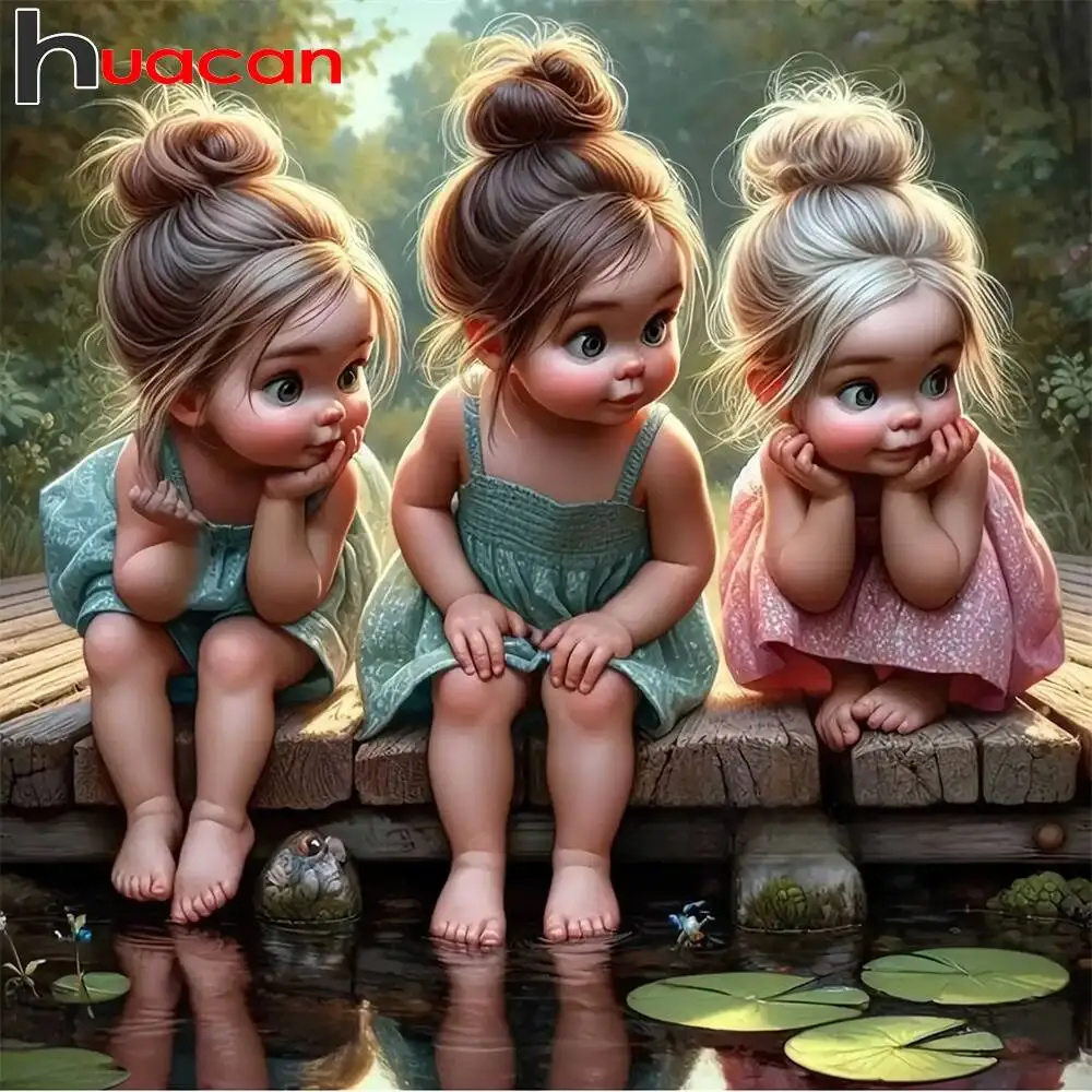 Huacan Diamant Malerei Tier Hund Neuheiten Diamant Mosaik Cartoon Mirroe Kunst Wohnkultur Diy Geschenk Strass Bilder