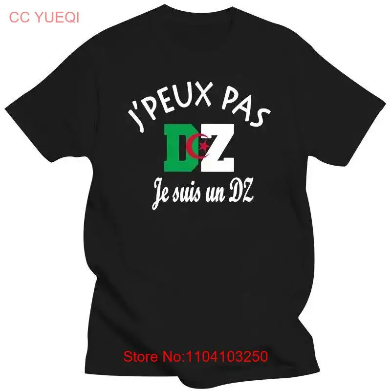 Mens clothing mens T-shirt Dz Algeria can jpeux not I am a dz!