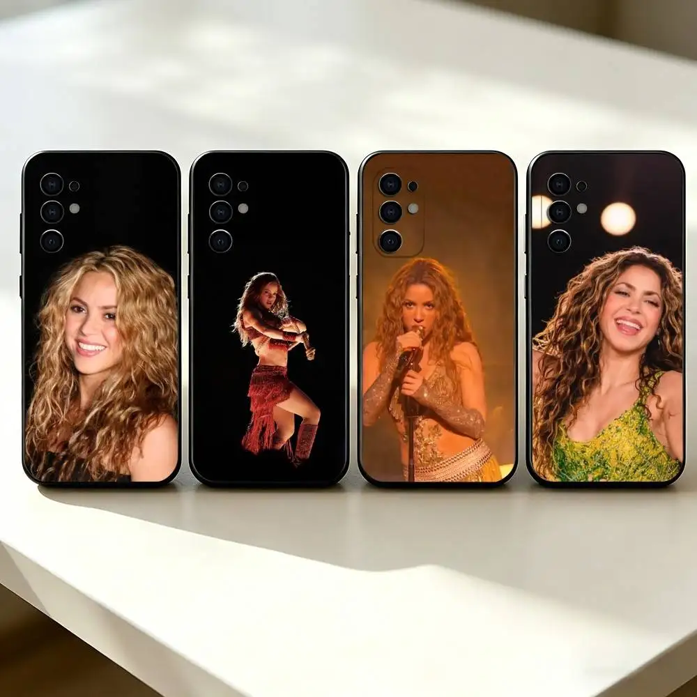 Funda de Silicona Negra para Teléfono con la Leyenda del Canto, S-Shakira, para Samsung S25, S24, S21, S22, S23, S30, Ultra, S20, Plus, Fe, Lite