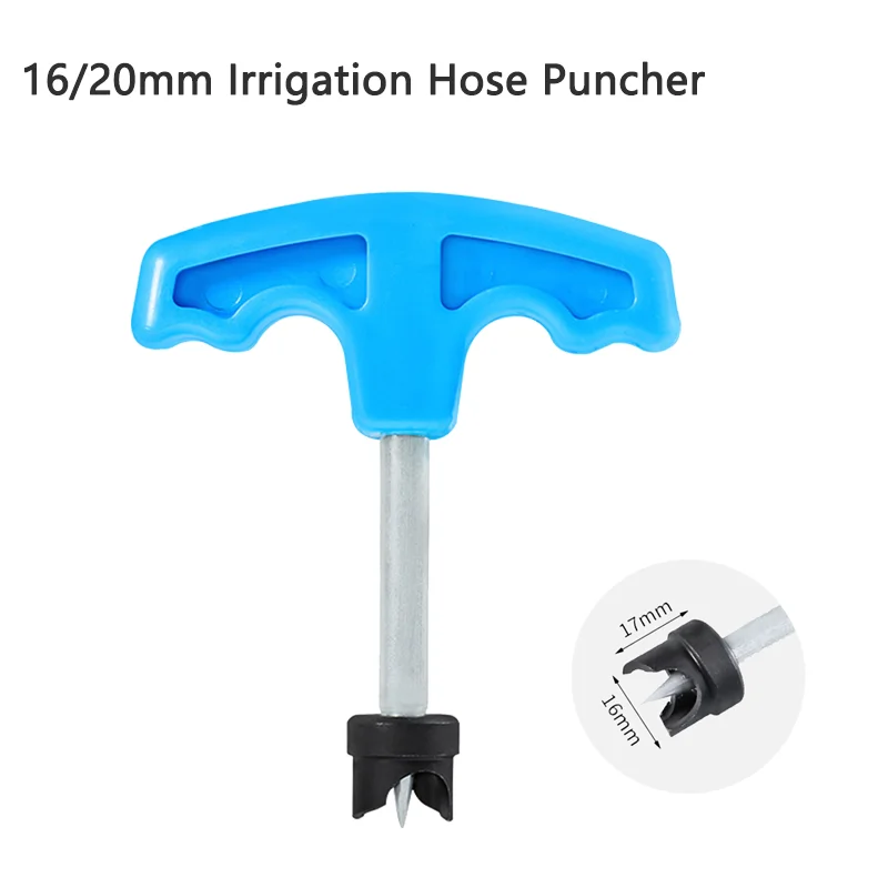 Garden 16/20MM Irrigation Hose Puncher Agricultural Irrigation PE PVC Hose Hole Opener Tool for Drip Irrigation System