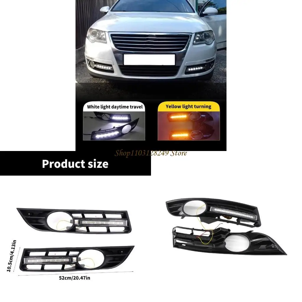 

Front Bumper Lower Grille Fog Lamp Case Trim For 2007-2010 Foglight Replacement 3C0853665A,3C0853666A