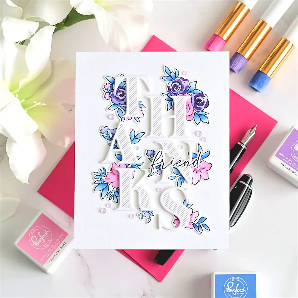 Cozy Blooms Metal Cutting Dies Stamps Stencil Set DIY Scrapbooking Greeting Card Flower Washi Crafts Frames Cut Die Decoration - view 3