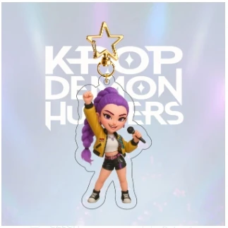 Breloczek Akrylowy Kpop Huntrix Saja Boys Demon Hunters Anime Filmy Akrylowe Akcesoria Dekoracyjne Prezent dla Fanów