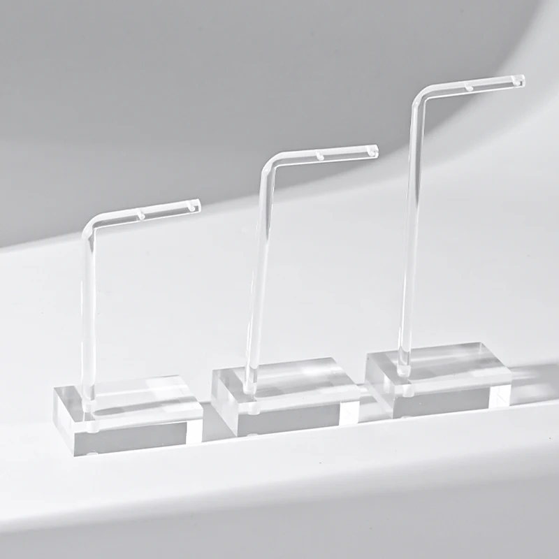 3pcs Clear Acrylic Hanging Earring Display Stand Jewelry Showing Case Earring Organizer Earring Holder Jewellery Stands