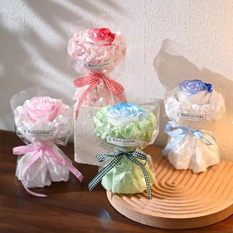 

[YU]Soap Flower Rose Bouquet Artificial Flower For Christmas Wedding Birthday Party Valentine's Day DIY Gift Home Decoration