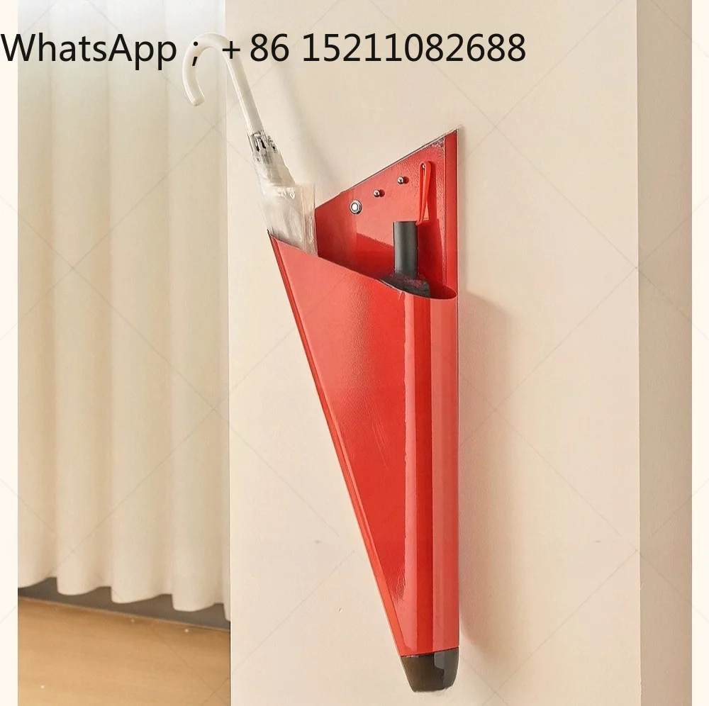 SCY luminous umbrella rack Wall-mounted entrance storage Household umbrella storage rack