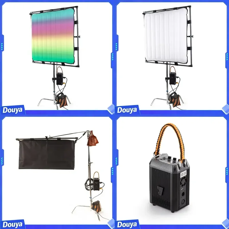 Professional Video Equipment M44C Max 4*4 400W Full Color Air Cushion Lights,Film Light,Studio Video Light