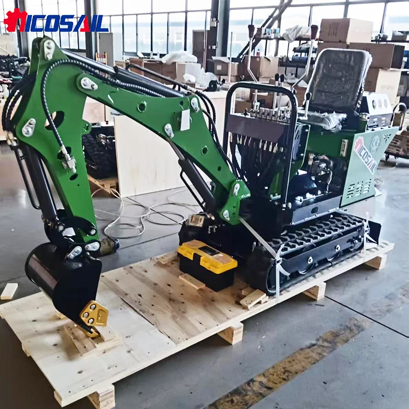 Free Shipping Mini Excavator EPA Engine0.8 Ton Crawler Micro Digger 1 Ton 1.2 Ton Mini Small Excavator For Sale