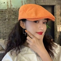 Cotton and linen beret men's and women's cap Japanese Artsy retro casual painter's hat Men's fashion forward hat Outdoor travel