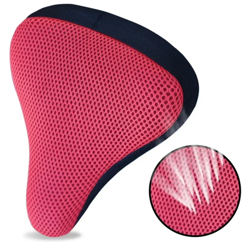 Bicycle Seat Cover Cushion 3D Soft Bike Seat Cover Seat Cushion Cycling Breathable Saddle Comfortable Bicycle Accessories
