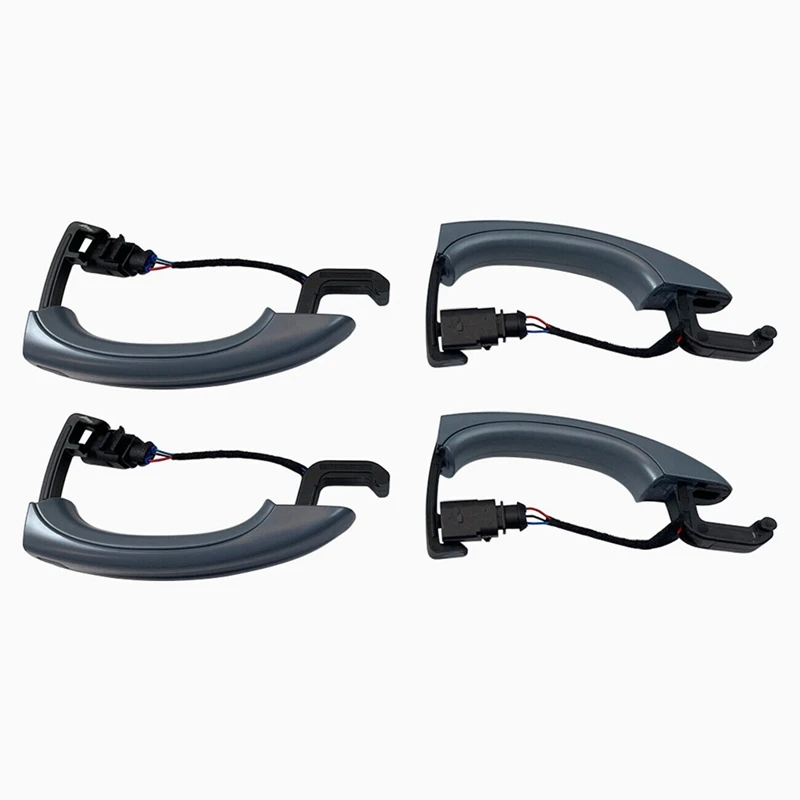 

4Pcs Car Exterior Door Handle For Q7 2007-2015 4L0837205A 4L0837205B 4L0837207A Old Style