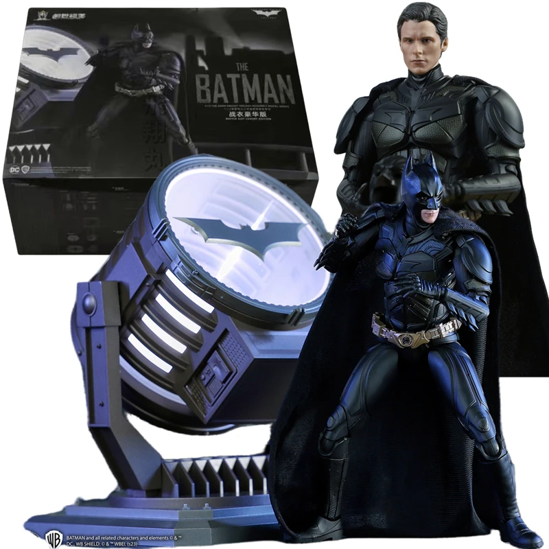 

MODOKING Original The Batman 1:12 Action Figure SDARK KNIGHT TRILOGY Earchlight DC Justice League Bruce Wayne Model Toys Gift