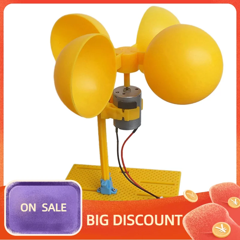 Wind Turbine Generator Kit Generation Motor DIY Micro Micro DC Generator Wind Power With Holder Blades High Quality
