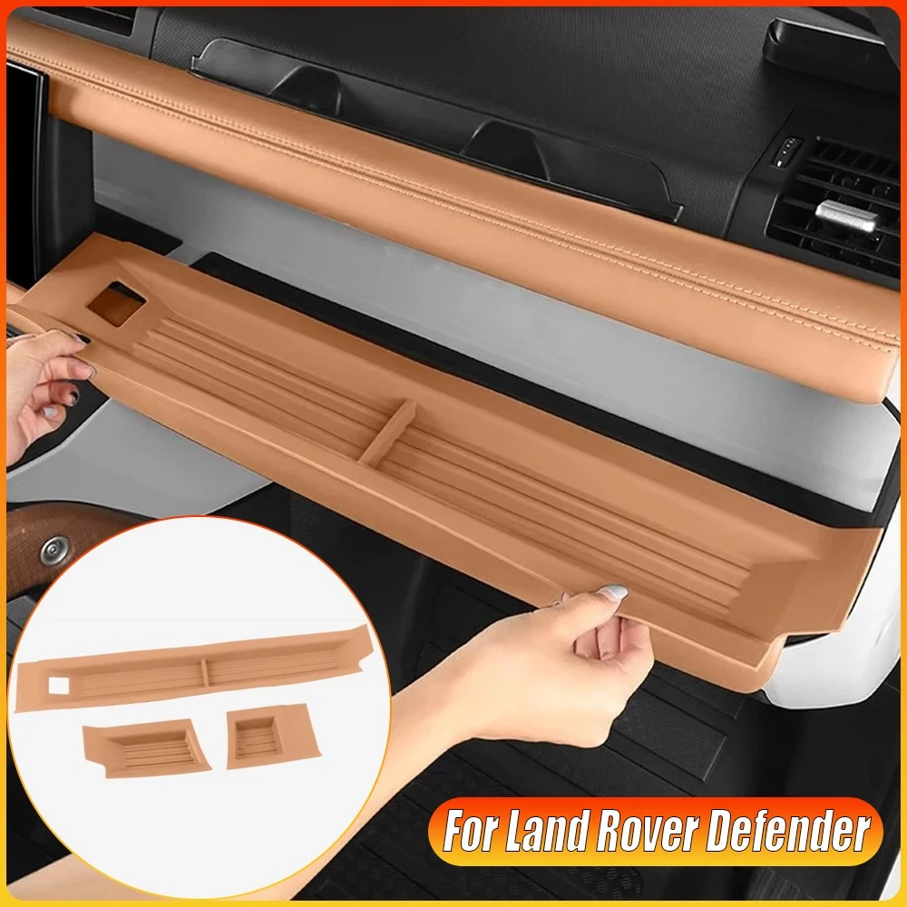 

For Land Rover Defender 20-25 Central Control Co-pilot Storage Pad Instrument Table Storage Box Anti-slip Protection