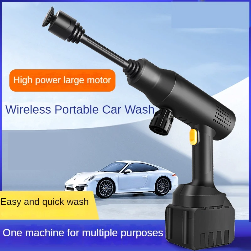 30000mAh Car Water Gun Electric Cordless High Pressure Cleaner Portable Rechargeable Pressure Washer Car Cleaning Accessorie